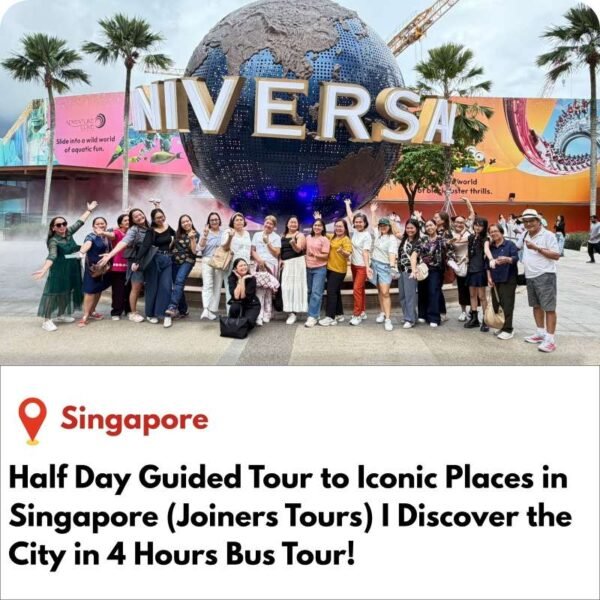 Half Day Guided Tour to Iconic Places in Singapore